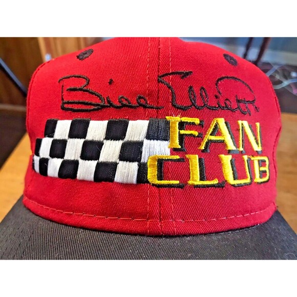 Bill Elliott Fan Club NASCAR Snapback Hat Vintage Racing Cap Most Popular Driver - Picture 2 of 9